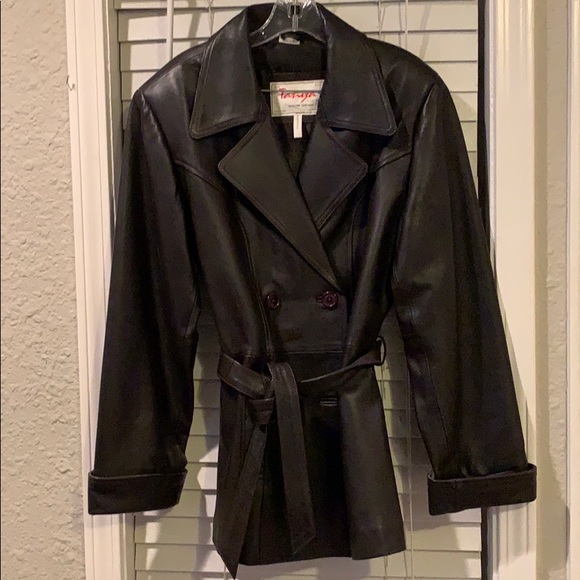 Tanya Collection Jackets & Blazers - Tanya Collection Genuine Leather Coat
